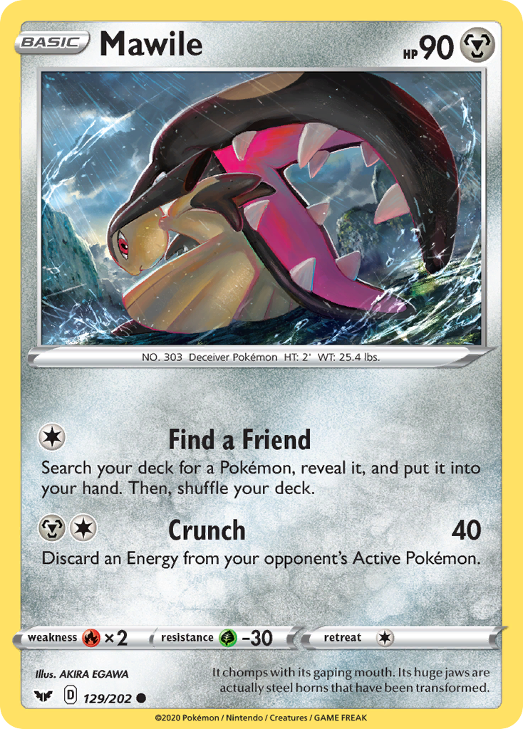 Mawile (129/202) [Sword & Shield: Base Set] | The Gaming-Verse