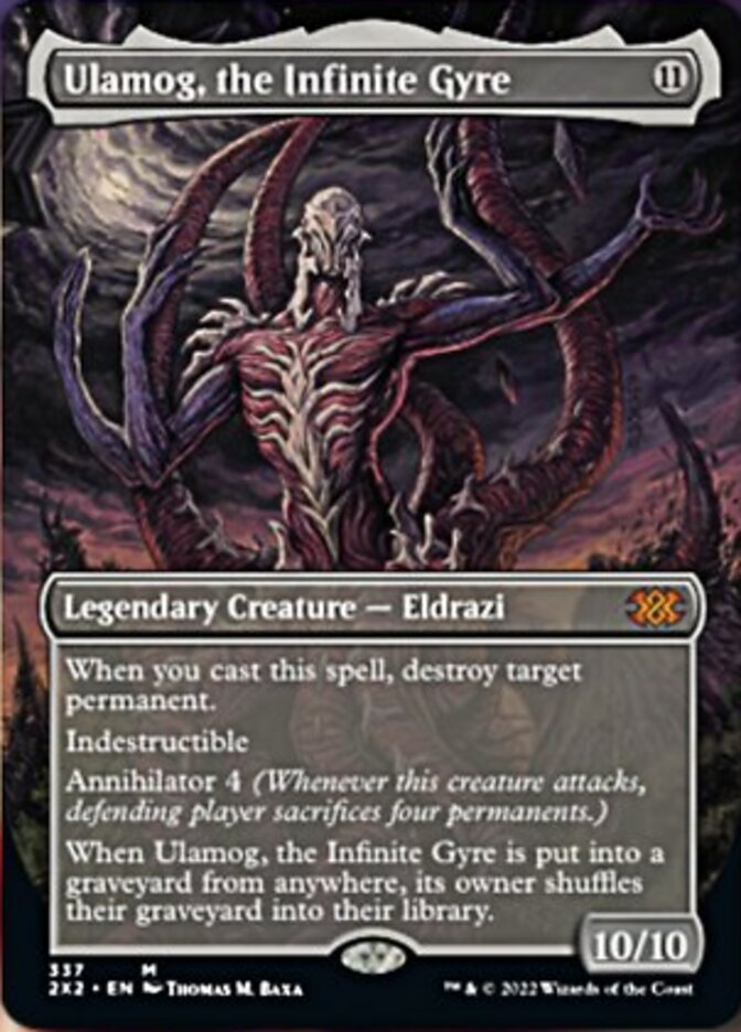 Ulamog, the Infinite Gyre (Borderless Alternate Art) [Double Masters 2022] | The Gaming-Verse