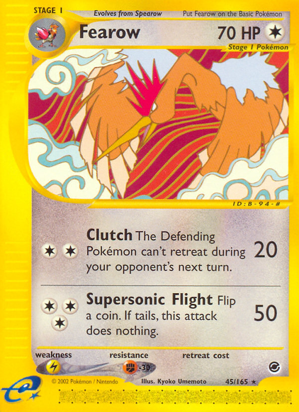 Fearow (45/165) [Expedition: Base Set] | The Gaming-Verse