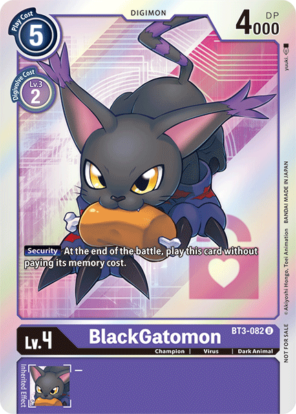 BlackGatomon [BT3-082] (Buy-A-Box Promo) [Release Special Booster Ver.1.5 Promos] | The Gaming-Verse