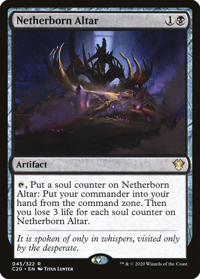 Netherborn Altar [Commander 2020] | The Gaming-Verse