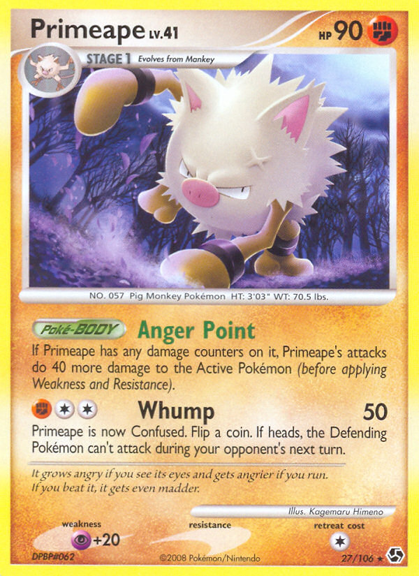 Primeape (27/106) [Diamond & Pearl: Great Encounters] | The Gaming-Verse