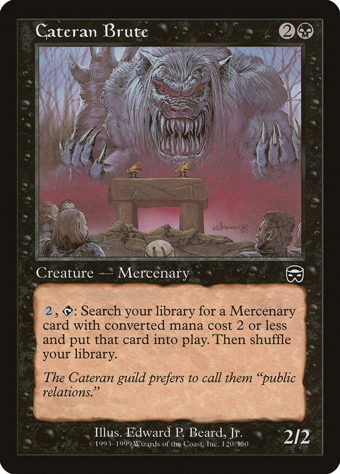 Cateran Brute [Mercadian Masques] | The Gaming-Verse