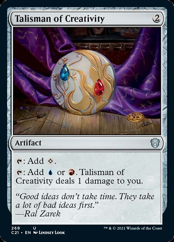 Talisman of Creativity [Commander 2021] | The Gaming-Verse