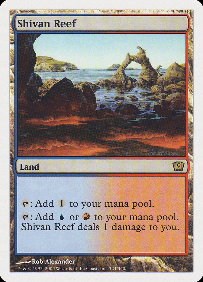 Shivan Reef [Ninth Edition] | The Gaming-Verse