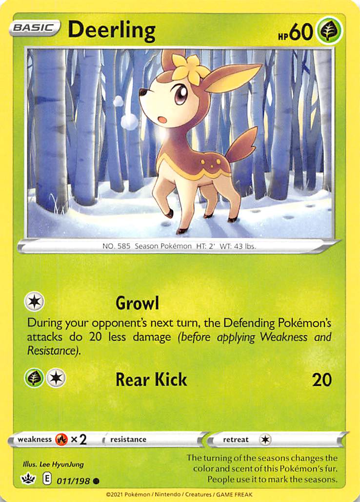 Deerling (011/198) [Sword & Shield: Chilling Reign] | The Gaming-Verse