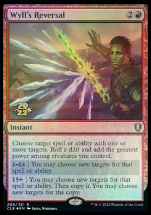 Wyll's Reversal [Commander Legends: Battle for Baldur's Gate Prerelease Promos] | The Gaming-Verse