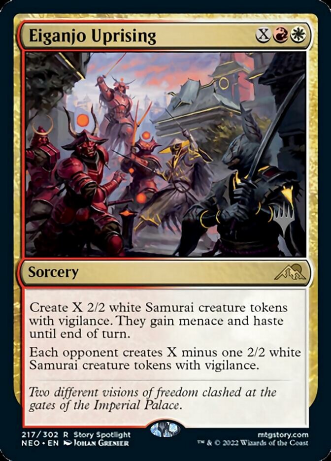 Eiganjo Uprising (Promo Pack) [Kamigawa: Neon Dynasty Promos] | The Gaming-Verse