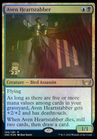 Aven Heartstabber [Streets of New Capenna Prerelease Promos] | The Gaming-Verse