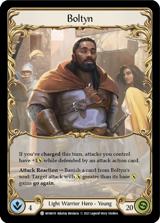 Ser Boltyn, Breaker of Dawn // Boltyn [MON029 // MON030] 1st Edition Normal | The Gaming-Verse