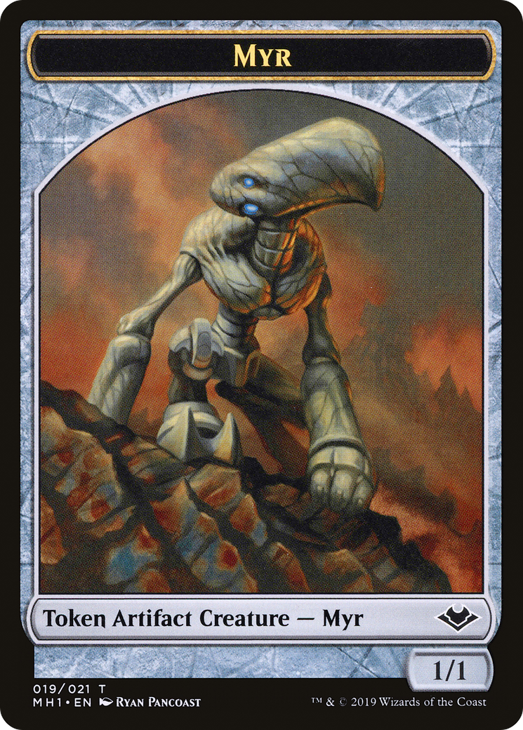 Myr // Thopter Double-Sided Token [Phyrexia: All Will Be One Commander Tokens] | The Gaming-Verse