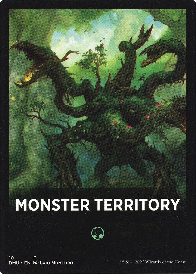 Monster Territory Theme Card [Dominaria United Tokens] | The Gaming-Verse