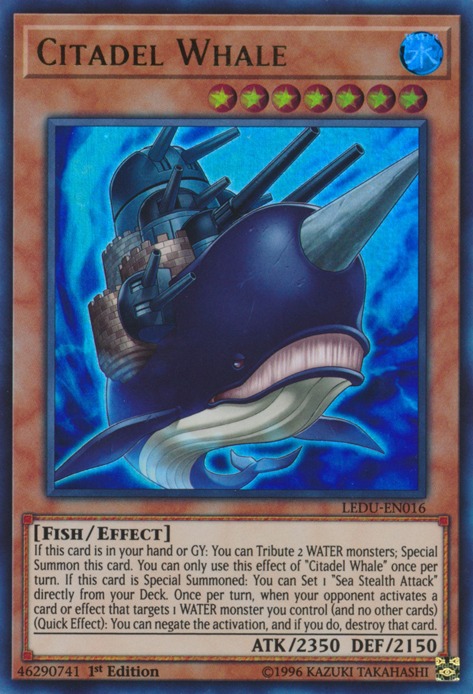 Citadel Whale [LEDU-EN016] Ultra Rare | The Gaming-Verse