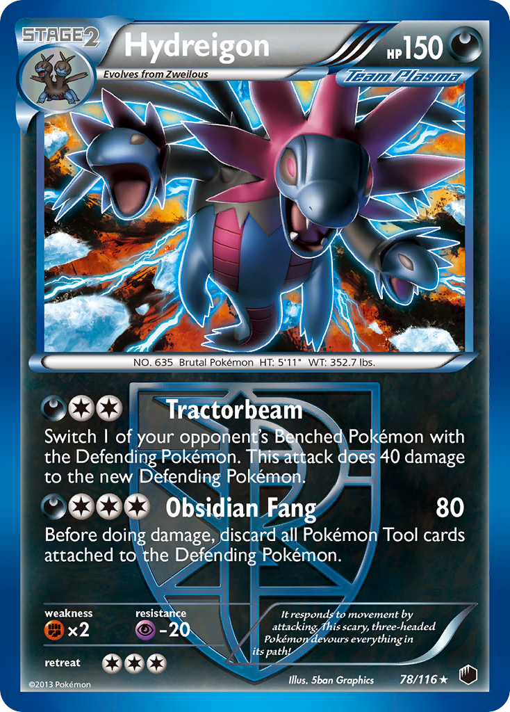 Hydreigon (78/116) [Black & White: Plasma Freeze] | The Gaming-Verse