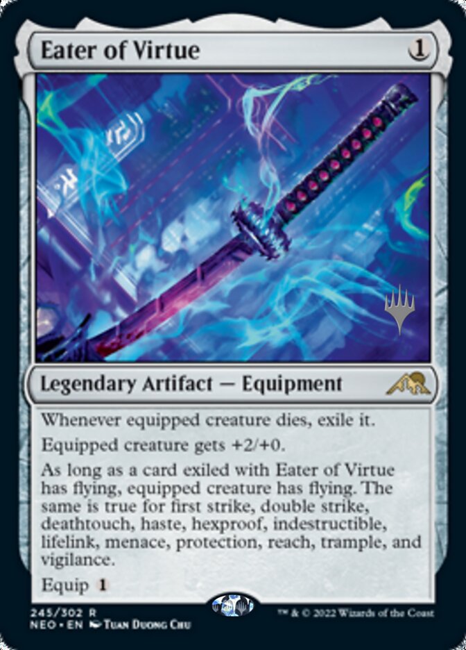 Eater of Virtue (Promo Pack) [Kamigawa: Neon Dynasty Promos] | The Gaming-Verse