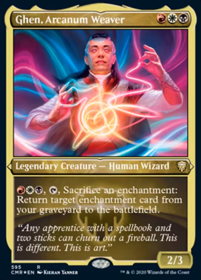 Ghen, Arcanum Weaver [Commander Legends Etched] | The Gaming-Verse