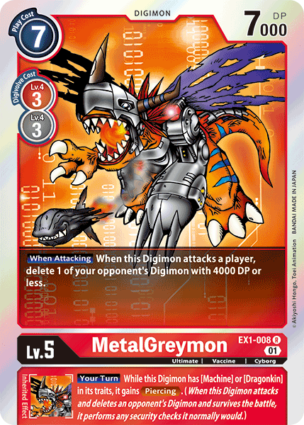 MetalGreymon [EX1-008] [Classic Collection] | The Gaming-Verse