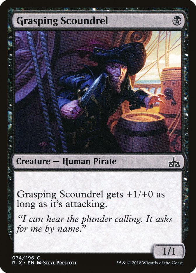 Grasping Scoundrel [Rivals of Ixalan] | The Gaming-Verse