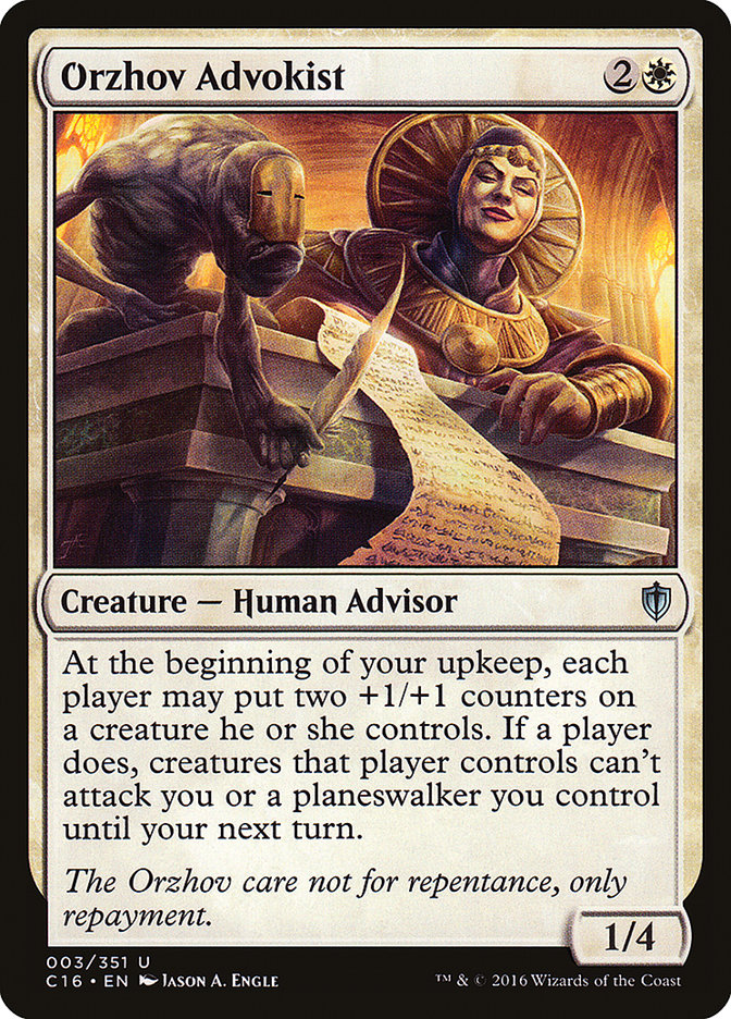 Orzhov Advokist [Commander 2016] | The Gaming-Verse