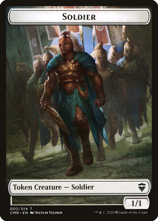 Dragon // Soldier Token [Commander Legends Tokens] | The Gaming-Verse