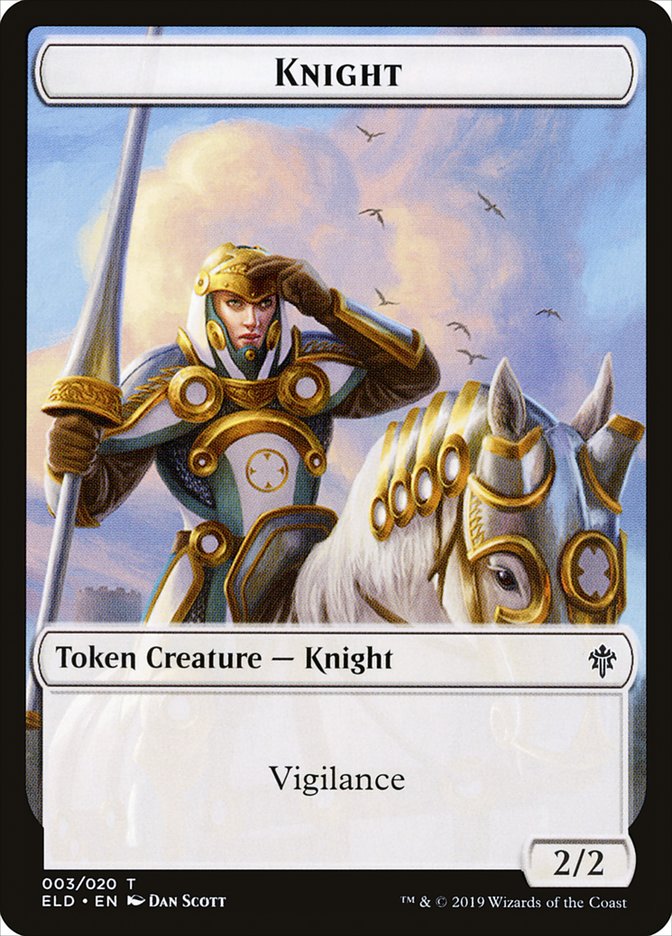 Knight [Throne of Eldraine Tokens] | The Gaming-Verse