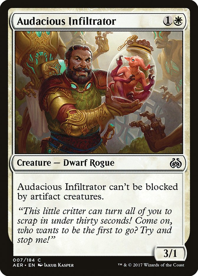 Audacious Infiltrator [Aether Revolt] | The Gaming-Verse