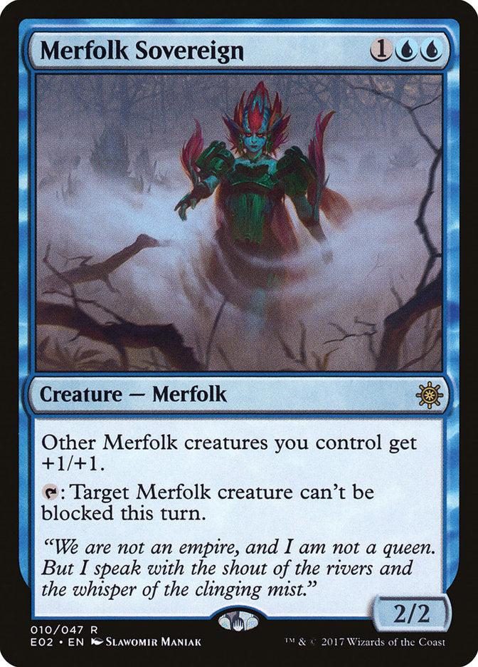 Merfolk Sovereign [Explorers of Ixalan] | The Gaming-Verse