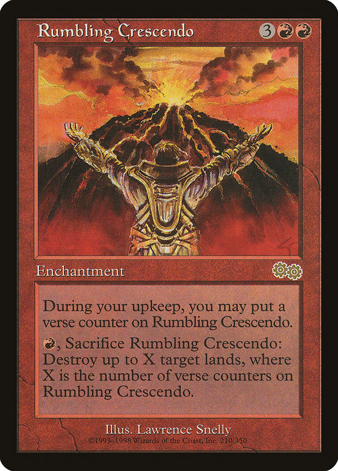 Rumbling Crescendo [Urza's Saga] | The Gaming-Verse