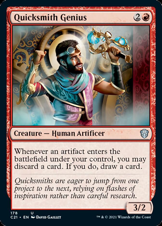 Quicksmith Genius [Commander 2021] | The Gaming-Verse