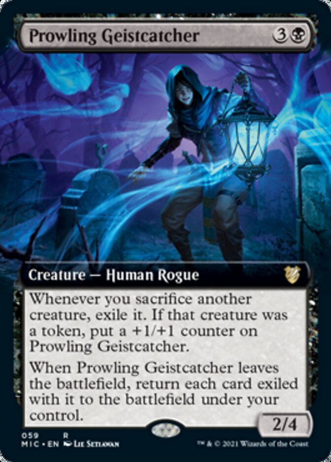 Prowling Geistcatcher (Extended) [Innistrad: Midnight Hunt Commander] | The Gaming-Verse