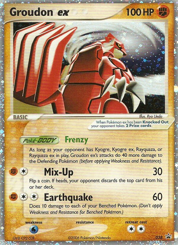 Groudon ex (038) [Nintendo: Black Star Promos] | The Gaming-Verse