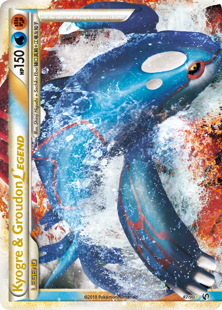 Kyogre & Groudon LEGEND (87/90) [HeartGold & SoulSilver: Undaunted] | The Gaming-Verse