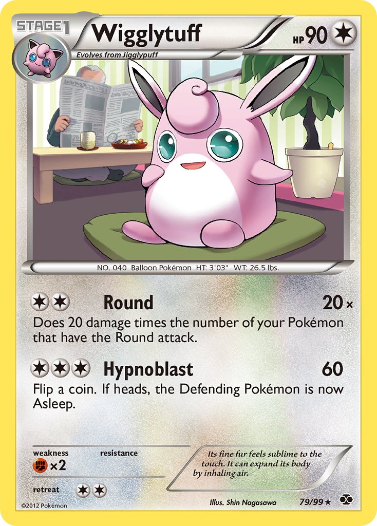 Wigglytuff (79/99) (Cosmos Holo) (Blister Exclusive) [Black & White: Next Destinies] | The Gaming-Verse