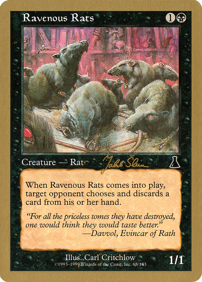 Ravenous Rats (Jakub Slemr) [World Championship Decks 1999] | The Gaming-Verse