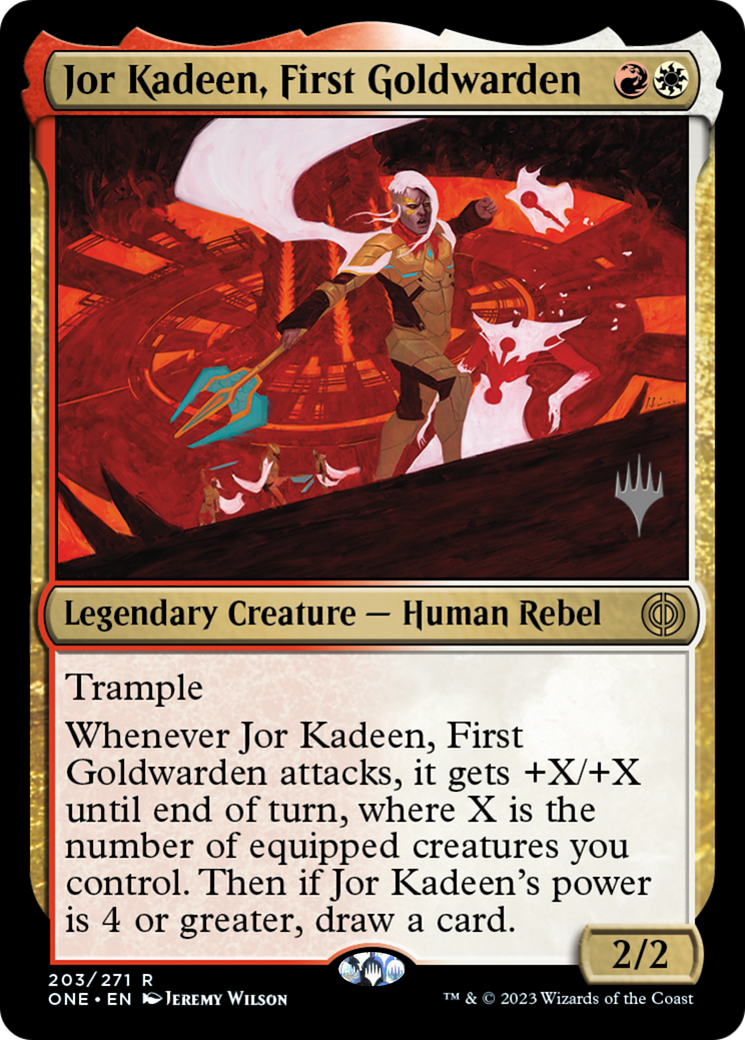 Jor Kadeen, First Goldwarden (Promo Pack) [Phyrexia: All Will Be One Promos] | The Gaming-Verse