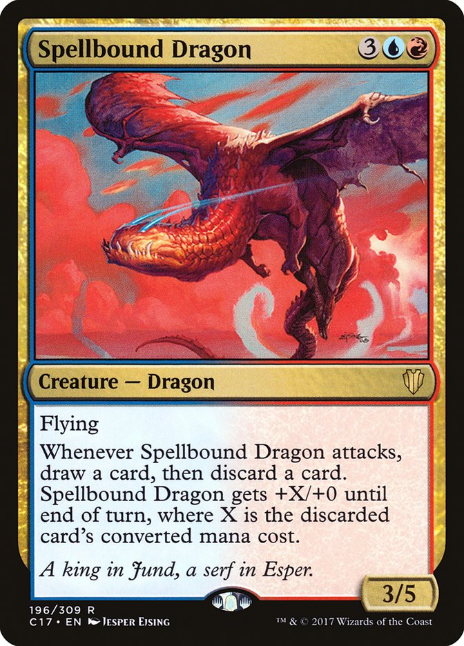 Spellbound Dragon [Commander 2017] | The Gaming-Verse