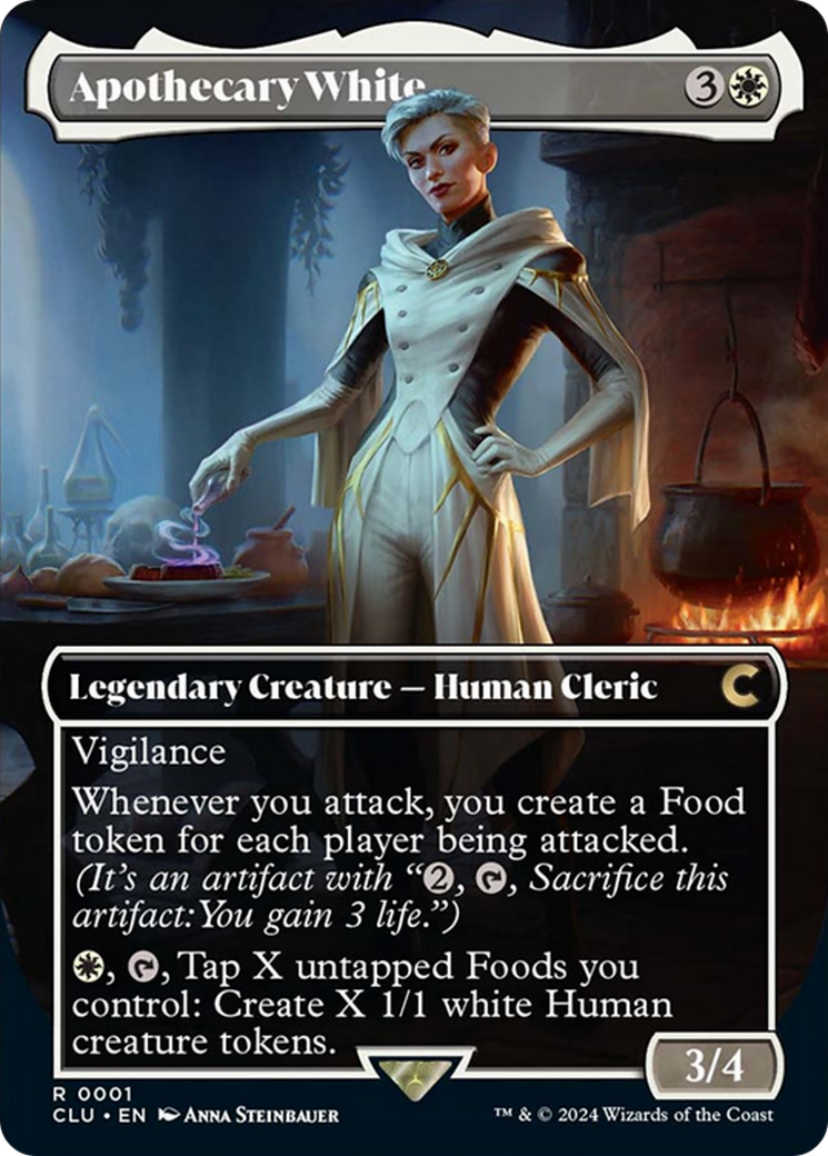 Apothecary White (Borderless) [Ravnica: Clue Edition] | The Gaming-Verse