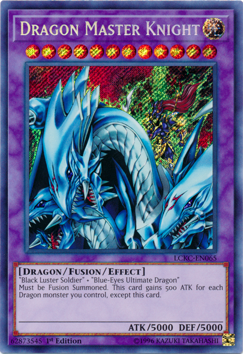 Dragon Master Knight [LCKC-EN065] Secret Rare | The Gaming-Verse