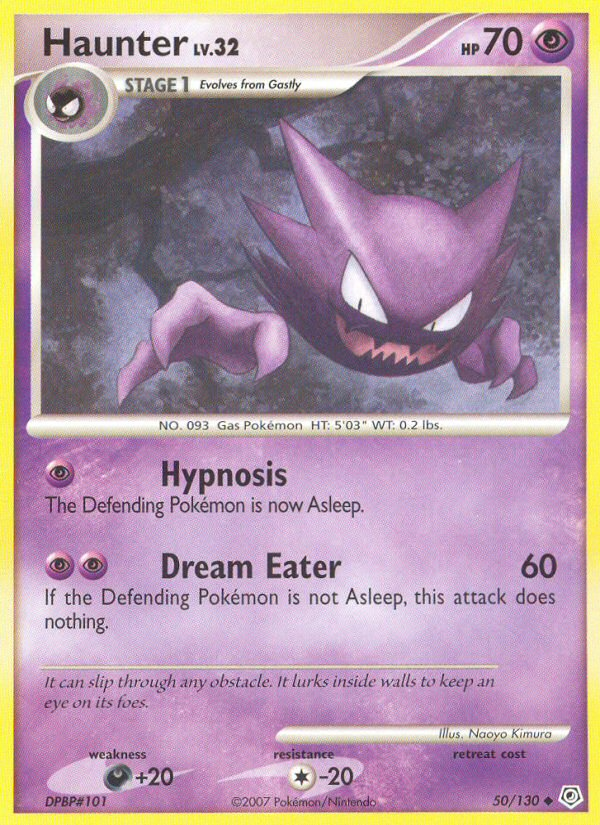 Haunter (50/130) [Diamond & Pearl: Base Set] | The Gaming-Verse