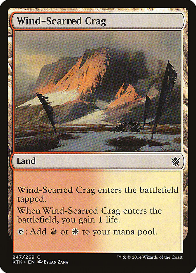 Wind-Scarred Crag [Khans of Tarkir] | The Gaming-Verse