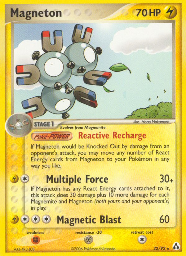 Magneton (22/92) [EX: Legend Maker] | The Gaming-Verse