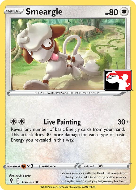 Smeargle (128/203) [Prize Pack Series One] | The Gaming-Verse