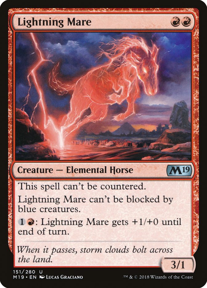 Lightning Mare [Core Set 2019] | The Gaming-Verse