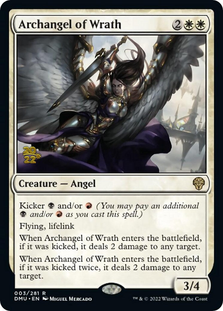 Archangel of Wrath [Dominaria United Prerelease Promos] | The Gaming-Verse