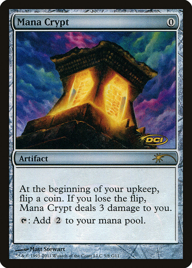 Mana Crypt [Judge Gift Cards 2011] | The Gaming-Verse