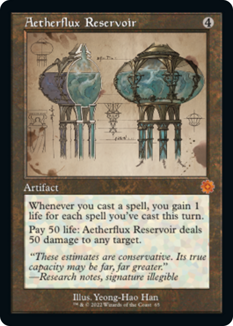 Aetherflux Reservoir (Retro Schematic) [The Brothers' War Retro Artifacts] | The Gaming-Verse