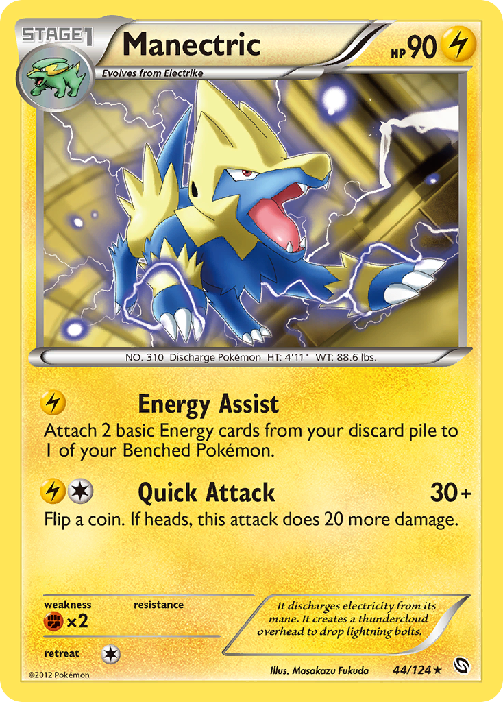 Manectric (44/124) [Black & White: Dragons Exalted] | The Gaming-Verse