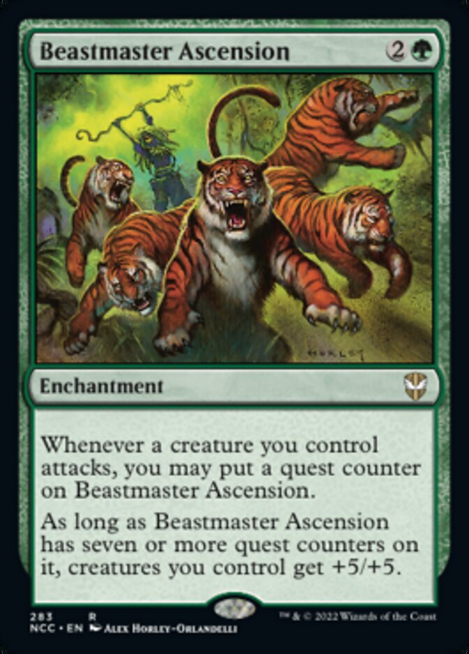 Beastmaster Ascension [Streets of New Capenna Commander] | The Gaming-Verse