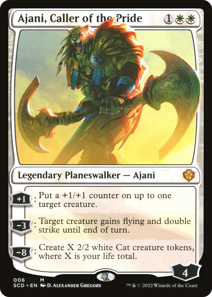 Ajani, Caller of the Pride [Starter Commander Decks] | The Gaming-Verse