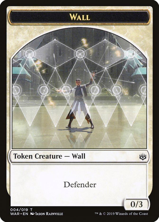 Wall [War of the Spark Tokens] | The Gaming-Verse